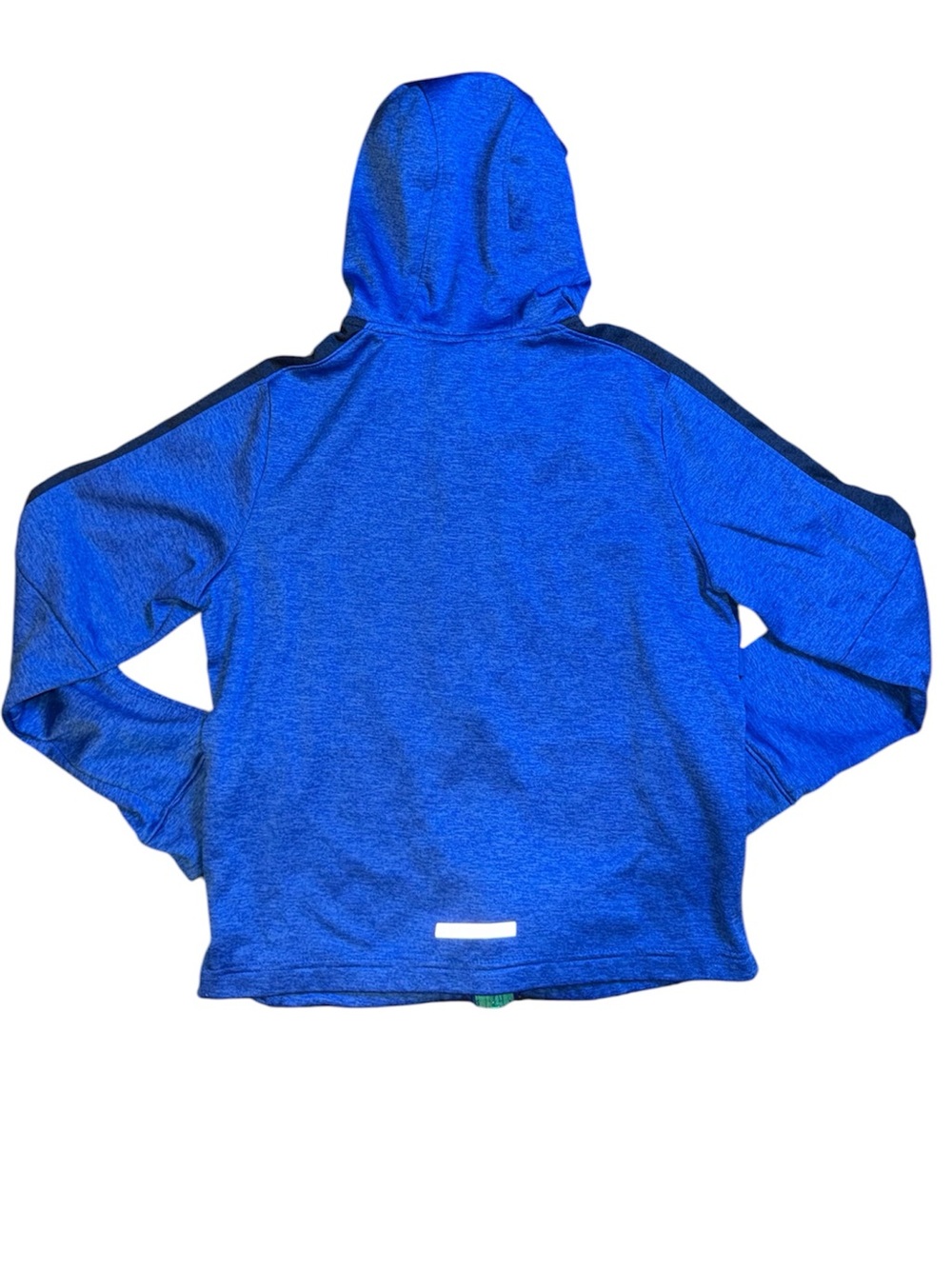 Russell Athletic Blue Hooded Zip Jacket w/ thumb holes- Sz 18 - Picture 2 of 7